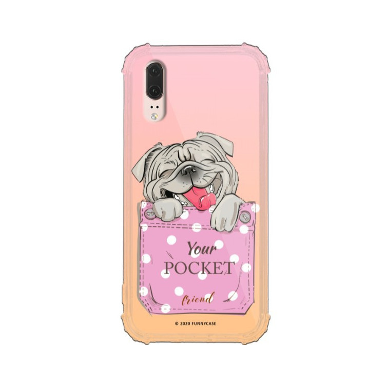 Etui Huawei P20, ST_CUTE-POCKET-2020-1-102 Wzory - FunnyCase