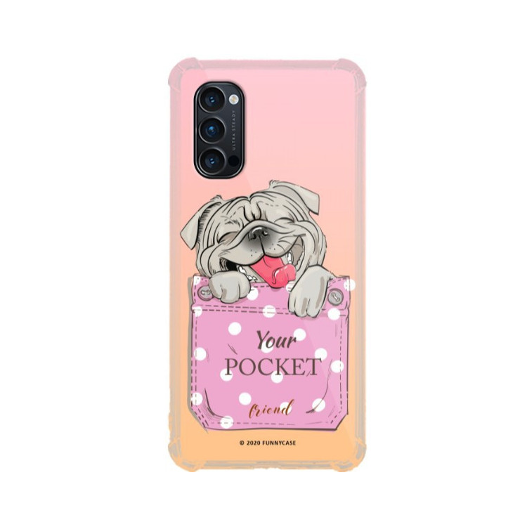 Etui Oppo RENO 4 PRO 5G, ST_CUTE-POCKET-2020-1-102 Wzory - FunnyCase