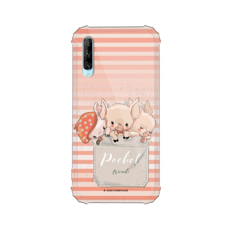 Etui Huawei P SMART PRO 2019 / HONOR Y9S, ST_CUTE-POCKET-2020-1-103 Wzory - FunnyCase