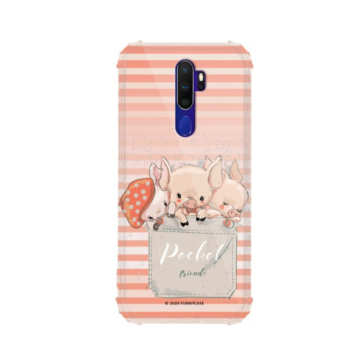 Etui Oppo A9 2020, ST_CUTE-POCKET-2020-1-103 Wzory - FunnyCase