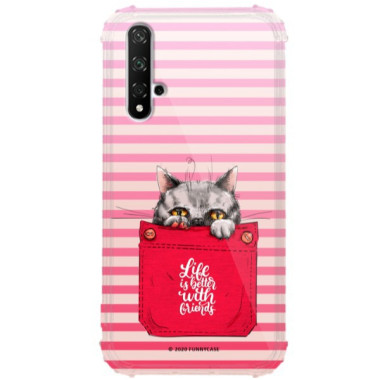 Etui Huawei HONOR 20, ST_CUTE-POCKET-2020-1-105 Wzory - FunnyCase