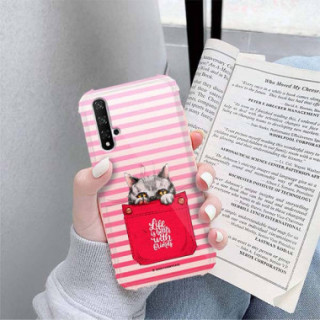 Etui Huawei HONOR 20, ST_CUTE-POCKET-2020-1-105 Wzory - FunnyCase