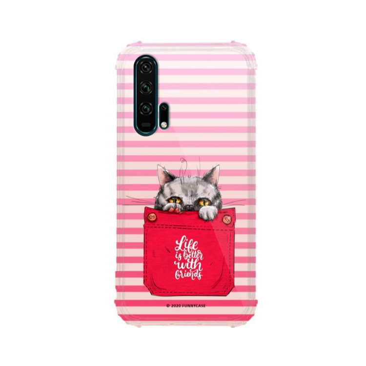 Etui Huawei HONOR 20 PRO, ST_CUTE-POCKET-2020-1-105 Wzory - FunnyCase