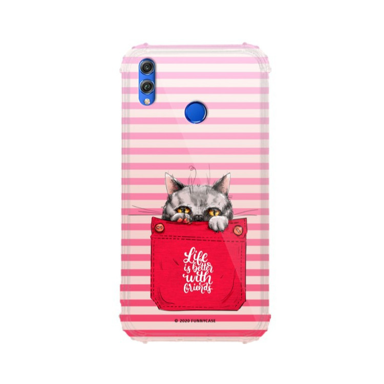 Etui Huawei HONOR 8X, ST_CUTE-POCKET-2020-1-105 Wzory - FunnyCase