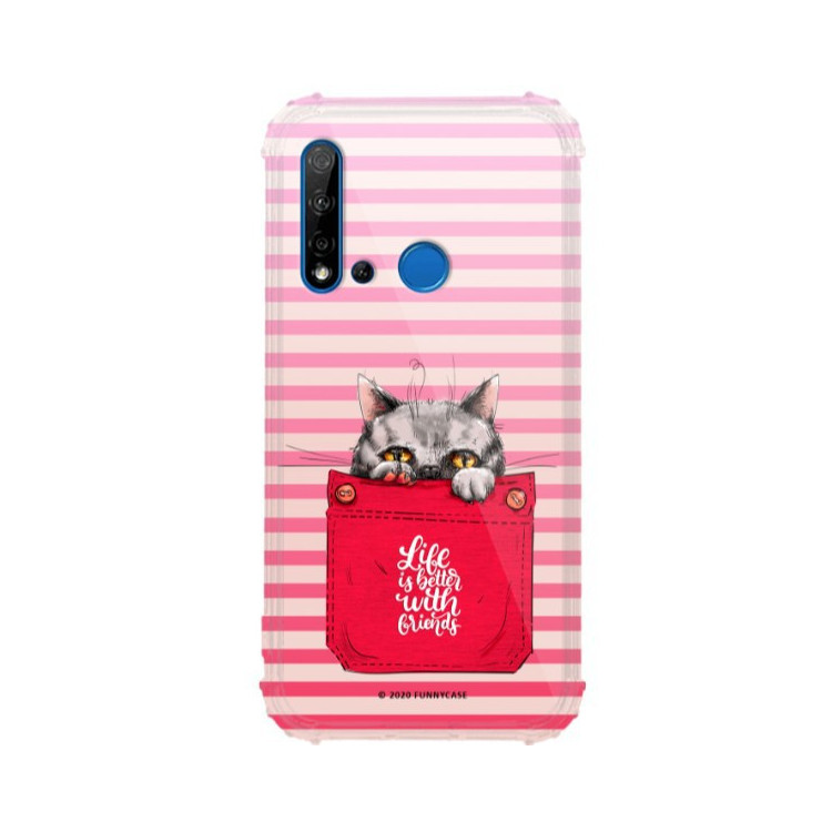 Etui Huawei P20 LITE 2019 / NOVA 5I, ST_CUTE-POCKET-2020-1-105 Wzory - FunnyCase