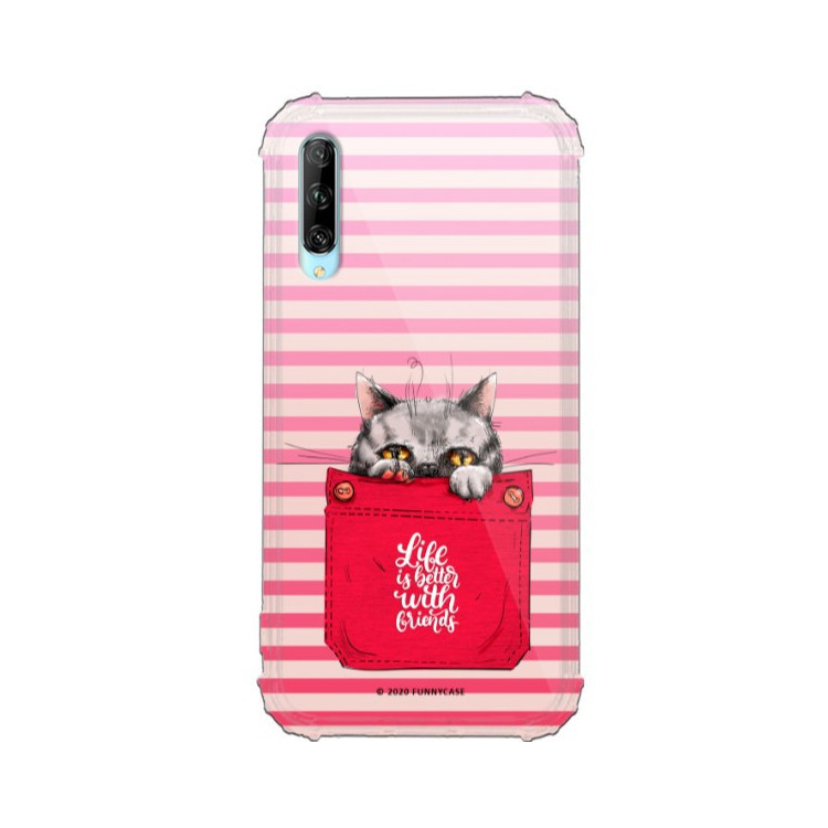 Etui Huawei P SMART PRO 2019 / HONOR Y9S, ST_CUTE-POCKET-2020-1-105 Wzory - FunnyCase