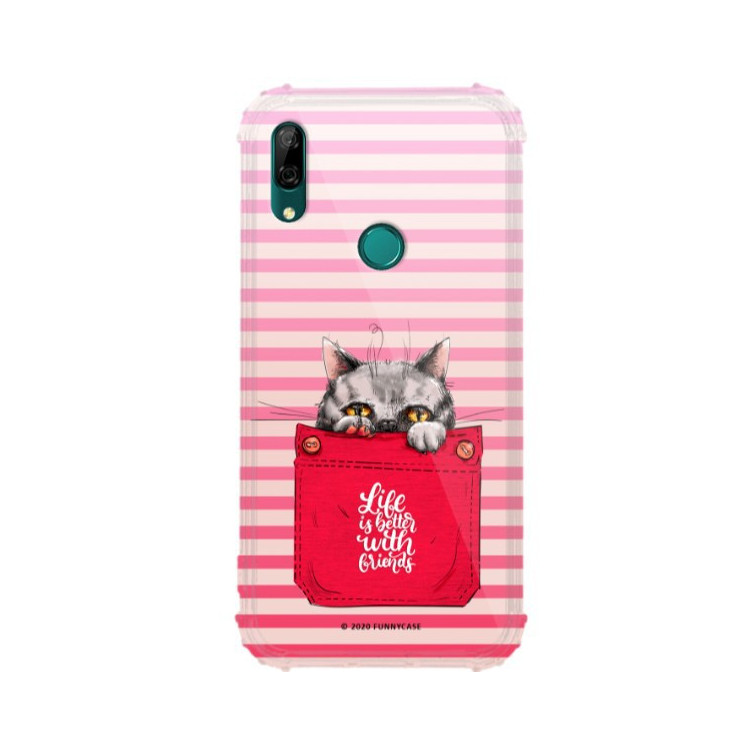 Etui Huawei P SMART Z / Y9 PRIME 2019, ST_CUTE-POCKET-2020-1-105 Wzory - FunnyCase