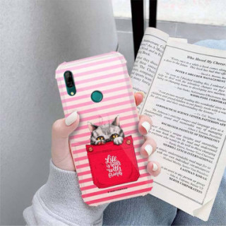 Etui Huawei P SMART Z / Y9 PRIME 2019, ST_CUTE-POCKET-2020-1-105 Wzory - FunnyCase