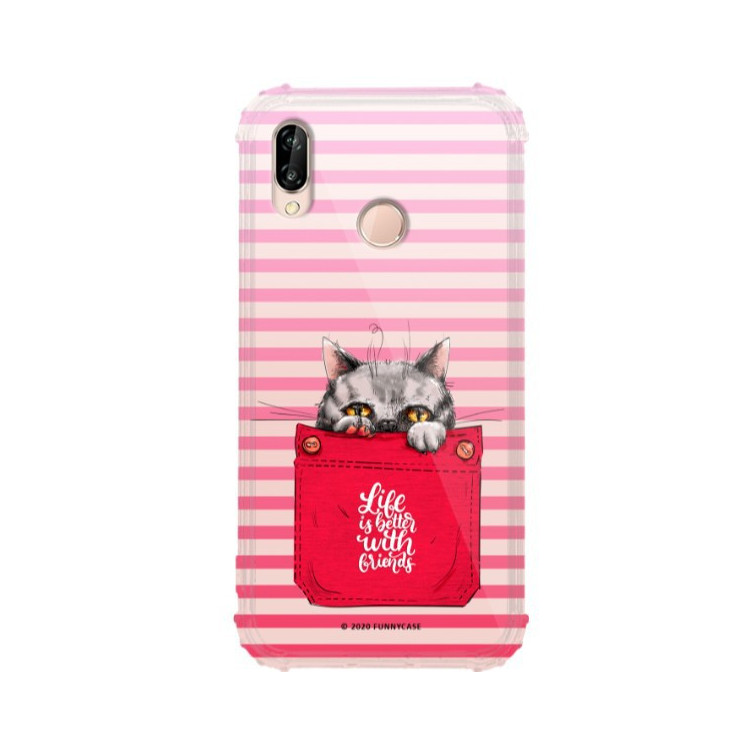 Etui Huawei P20 LITE, ST_CUTE-POCKET-2020-1-105 Wzory - FunnyCase