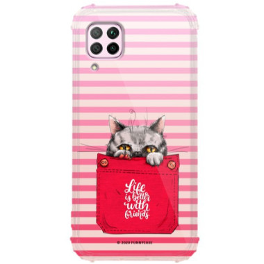 Etui Huawei P40 LITE, ST_CUTE-POCKET-2020-1-105 Wzory - FunnyCase