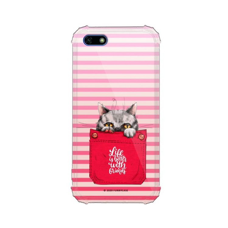 Etui Huawei Y5 2018, ST_CUTE-POCKET-2020-1-105 Wzory - FunnyCase