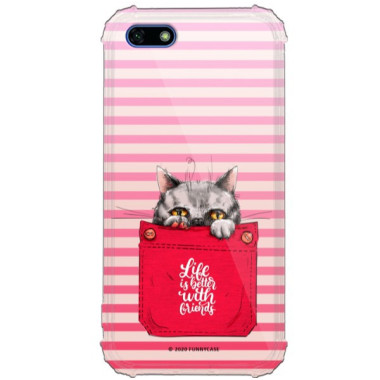 Etui Huawei Y5 2018, ST_CUTE-POCKET-2020-1-105 Wzory - FunnyCase