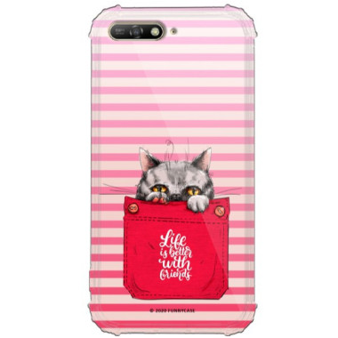 Etui Huawei Y6 2018, ST_CUTE-POCKET-2020-1-105 Wzory - FunnyCase