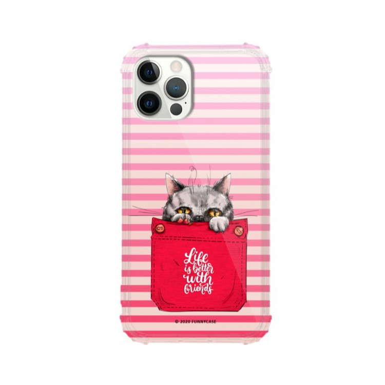 Etui Apple IPHONE 12 / 12 PRO, ST_CUTE-POCKET-2020-1-105 Wzory - FunnyCase