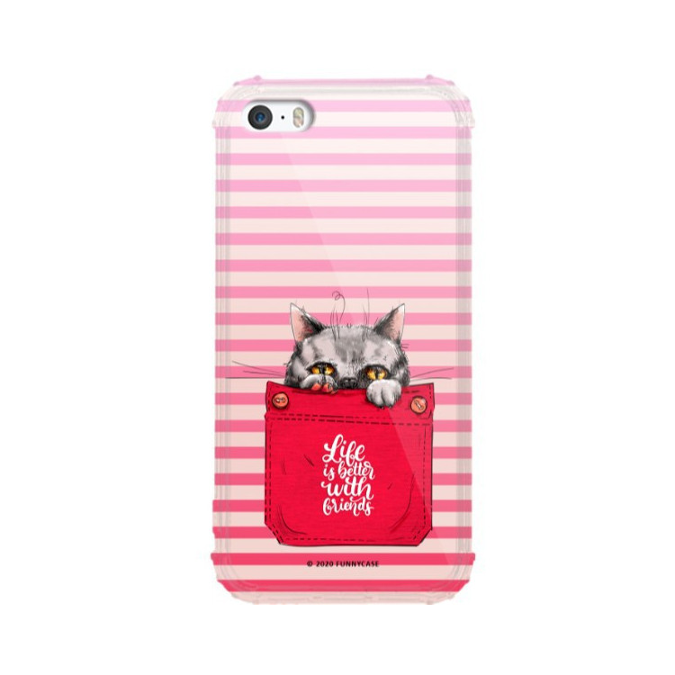 Etui Apple IPHONE 5 / 5S / SE, ST_CUTE-POCKET-2020-1-105 Wzory - FunnyCase