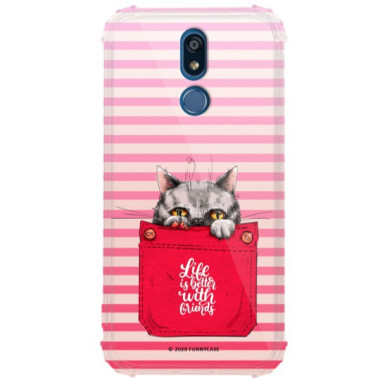 Etui Lg K40, ST_CUTE-POCKET-2020-1-105 Wzory - FunnyCase