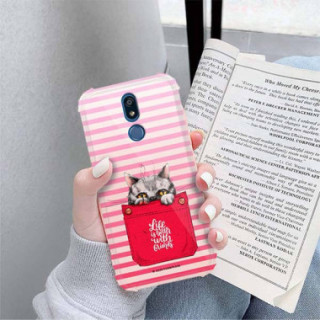 Etui Lg K40, ST_CUTE-POCKET-2020-1-105 Wzory - FunnyCase