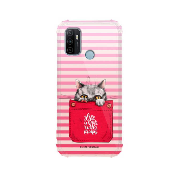 Etui Oppo A53, ST_CUTE-POCKET-2020-1-105 Wzory - FunnyCase