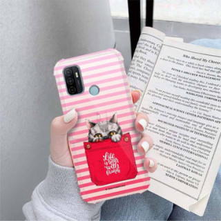 Etui Oppo A53, ST_CUTE-POCKET-2020-1-105 Wzory - FunnyCase