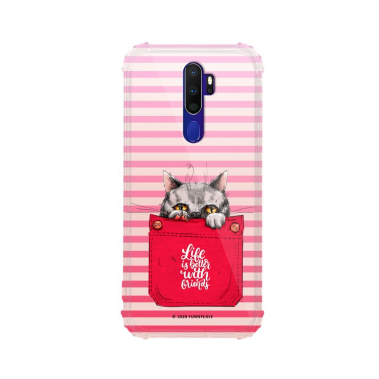 Etui Oppo A9 2020, ST_CUTE-POCKET-2020-1-105 Wzory - FunnyCase