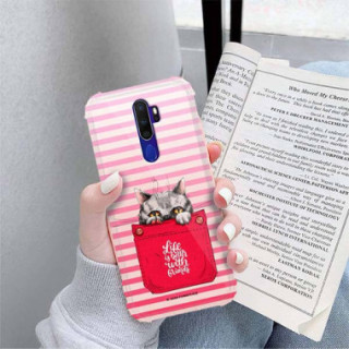 Etui Oppo A9 2020, ST_CUTE-POCKET-2020-1-105 Wzory - FunnyCase