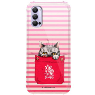 Etui Oppo RENO 4, ST_CUTE-POCKET-2020-1-105 Wzory - FunnyCase