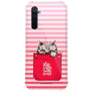 Etui Realme 6 PRO, ST_CUTE-POCKET-2020-1-105 Wzory - FunnyCase