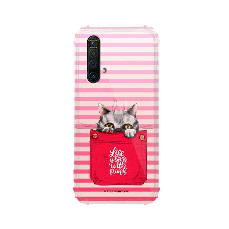 Etui Realme X50, ST_CUTE-POCKET-2020-1-105 Wzory - FunnyCase