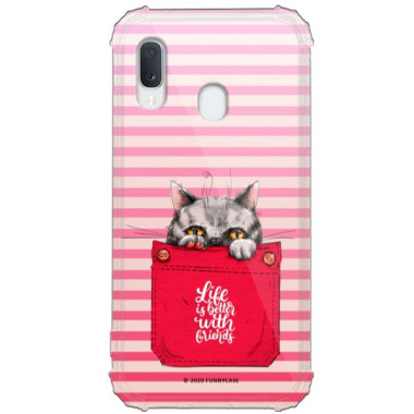 Etui Samsung GALAXY A20E, ST_CUTE-POCKET-2020-1-105 Wzory - FunnyCase