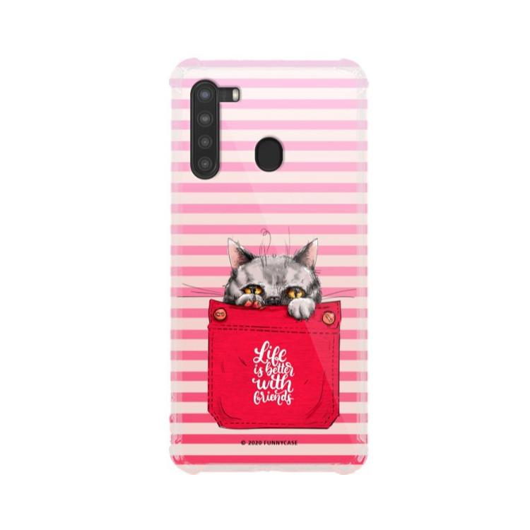 Etui Samsung GALAXY A21, ST_CUTE-POCKET-2020-1-105 Wzory - FunnyCase