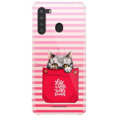 Etui Samsung GALAXY A21, ST_CUTE-POCKET-2020-1-105 Wzory - FunnyCase