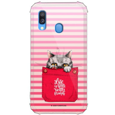 Etui Samsung GALAXY A40, ST_CUTE-POCKET-2020-1-105 Wzory - FunnyCase