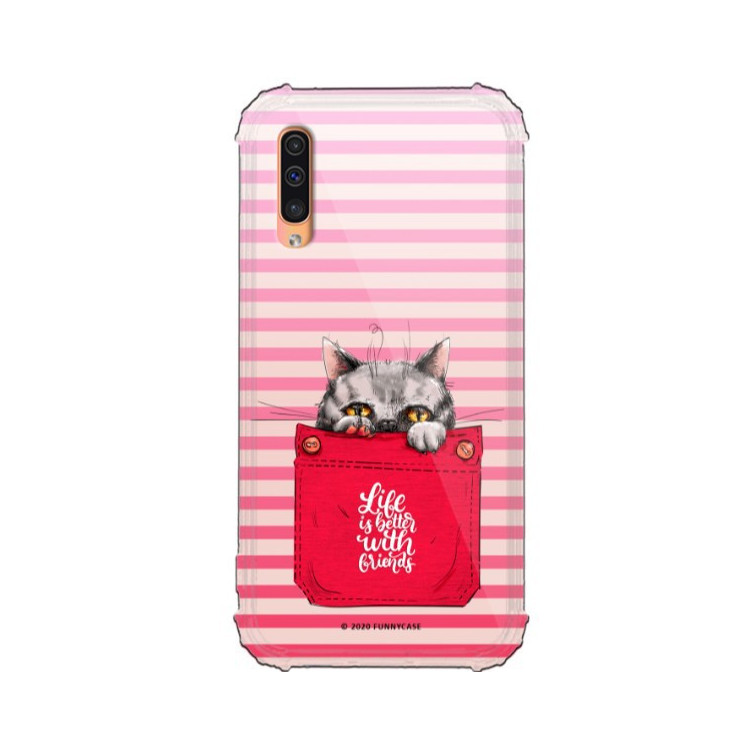 Etui Samsung GALAXY A50 / A30S / A50S, ST_CUTE-POCKET-2020-1-105 Wzory - FunnyCase