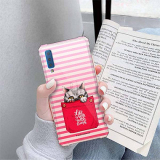 Etui Samsung GALAXY A7 2018, ST_CUTE-POCKET-2020-1-105 Wzory - FunnyCase