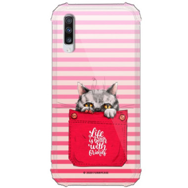 Etui Samsung GALAXY A70, ST_CUTE-POCKET-2020-1-105 Wzory - FunnyCase