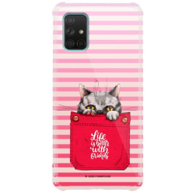 Etui Samsung GALAXY A71, ST_CUTE-POCKET-2020-1-105 Wzory - FunnyCase