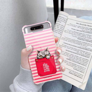 Etui Samsung GALAXY A80, ST_CUTE-POCKET-2020-1-105 Wzory - FunnyCase