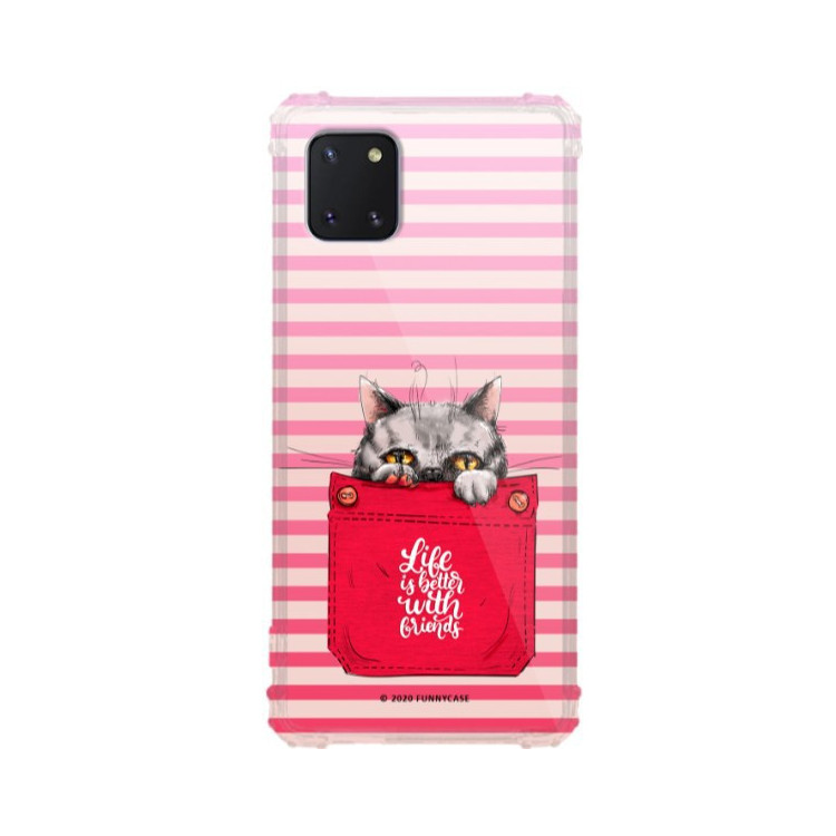 Etui Samsung GALAXY A81 / NOTE 10 LITE, ST_CUTE-POCKET-2020-1-105 Wzory - FunnyCase