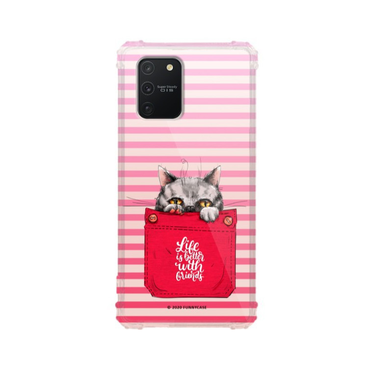 Etui Samsung GALAXY A91 / S10 LITE, ST_CUTE-POCKET-2020-1-105 Wzory - FunnyCase