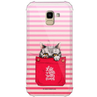 Etui Samsung GALAXY J6 2018, ST_CUTE-POCKET-2020-1-105 Wzory - FunnyCase