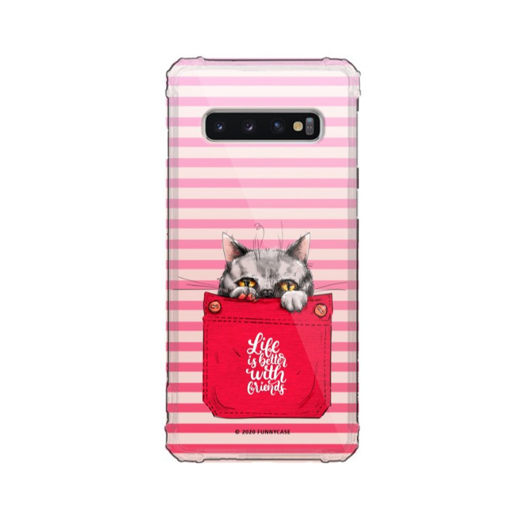 Etui Samsung GALAXY S10, ST_CUTE-POCKET-2020-1-105 Wzory - FunnyCase