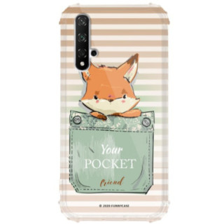 Etui Huawei HONOR 20, ST_CUTE-POCKET-2020-1-106 Wzory - FunnyCase