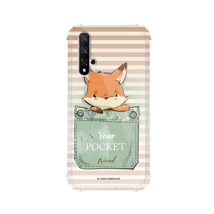 Etui Huawei HONOR 20, ST_CUTE-POCKET-2020-1-106 Wzory - FunnyCase