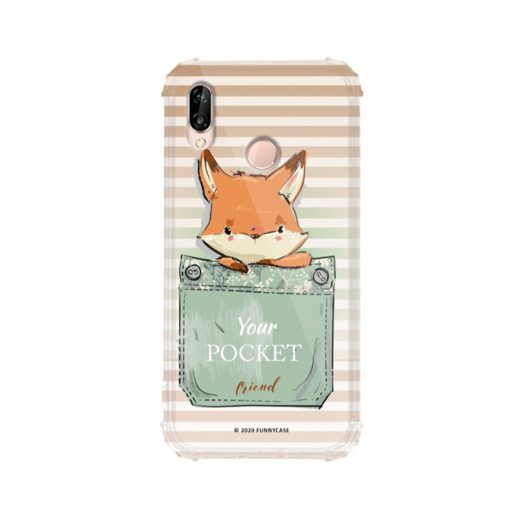 Etui Huawei P20 LITE, ST_CUTE-POCKET-2020-1-106 Wzory - FunnyCase