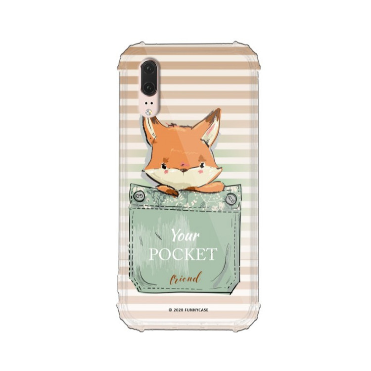 Etui Huawei P20, ST_CUTE-POCKET-2020-1-106 Wzory - FunnyCase