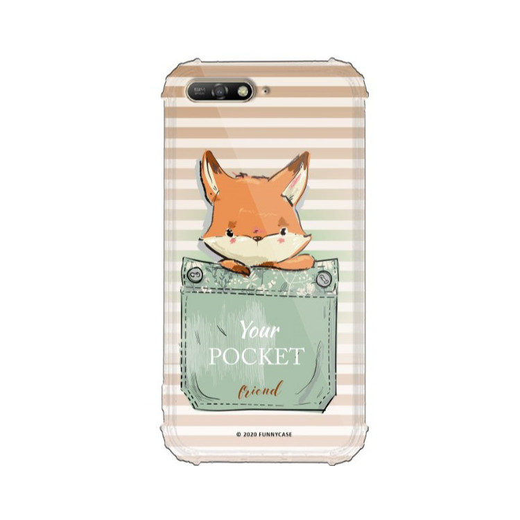 Etui Huawei Y6 2018, ST_CUTE-POCKET-2020-1-106 Wzory - FunnyCase