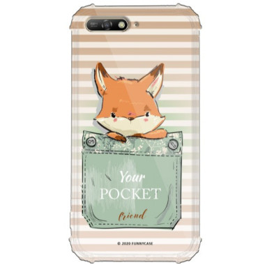 Etui Huawei Y6 2018, ST_CUTE-POCKET-2020-1-106 Wzory - FunnyCase