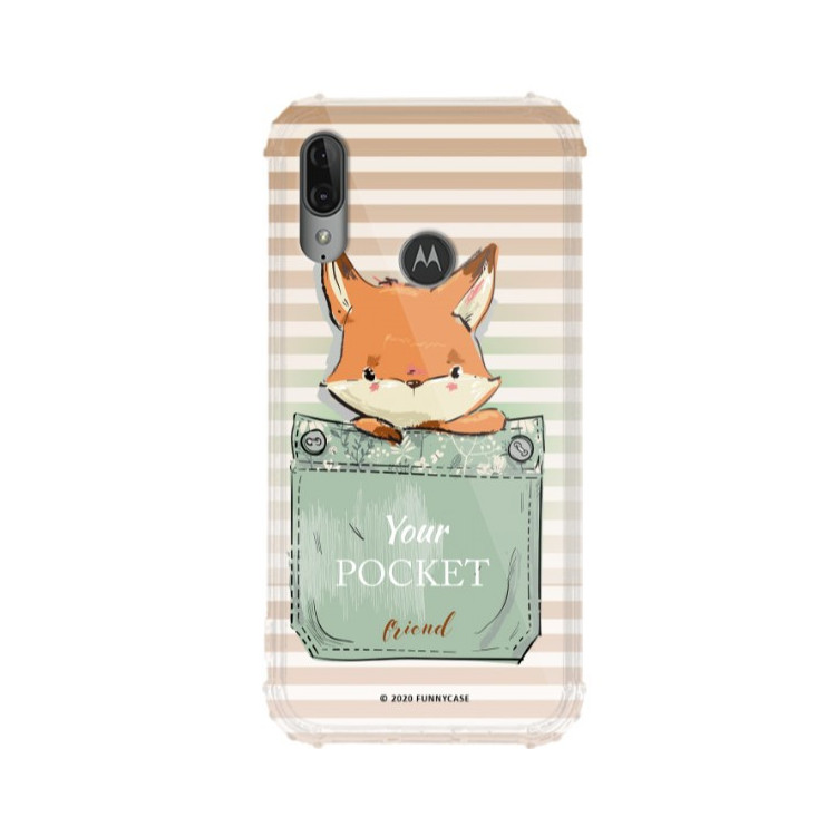 Etui Motorola MOTO E6 PLUS, ST_CUTE-POCKET-2020-1-106 Wzory - FunnyCase