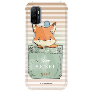 Etui Oppo A53, ST_CUTE-POCKET-2020-1-106 Wzory - FunnyCase