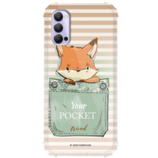 Etui Oppo RENO 4, ST_CUTE-POCKET-2020-1-106 Wzory - FunnyCase